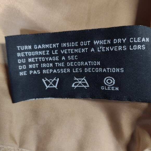 Women’s Tribal Suede Light Tan Jacket with Embellishments – Size 12 - Picture 9 of 16